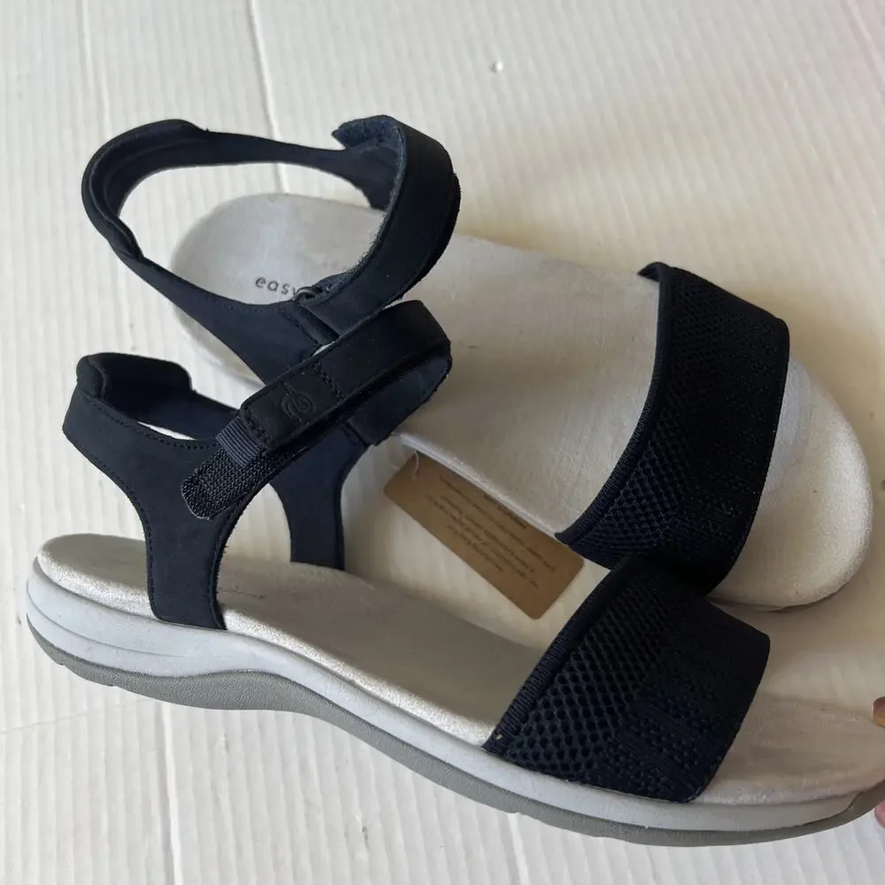 Easy Spirit Shailey Wide Sz 10WW Women's Dark Blue Sandals NWB